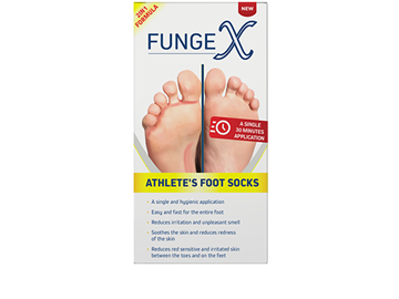 Packshot of the FungeX Athlete’s Foot Socks